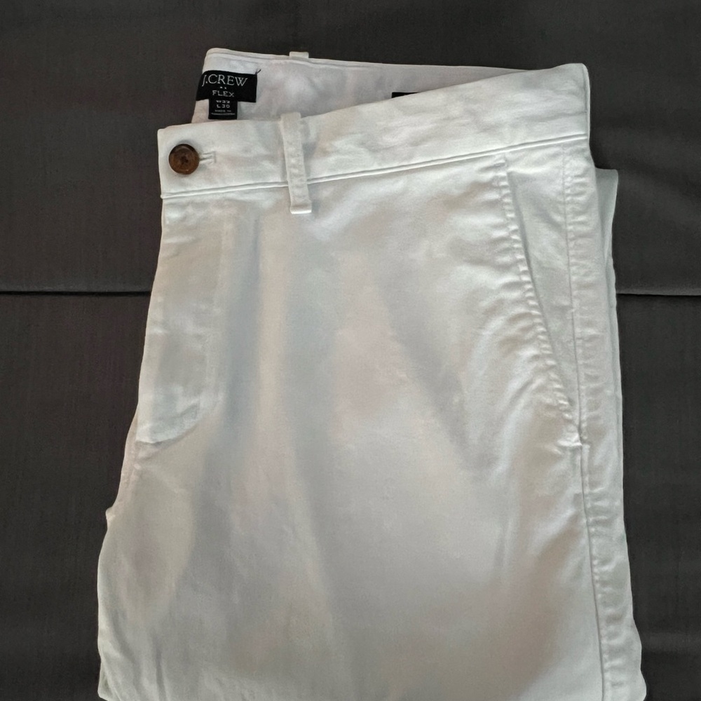 J.Crew Slim-Fit Chino White Pants